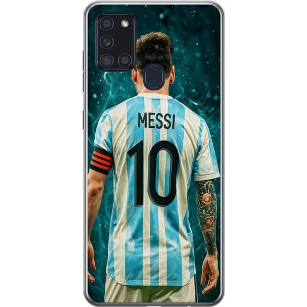 Samsung Galaxy A21s Gjennomsiktig deksel Messi