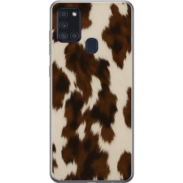 Samsung Galaxy A21s Gjennomsiktig deksel Farge Splash
