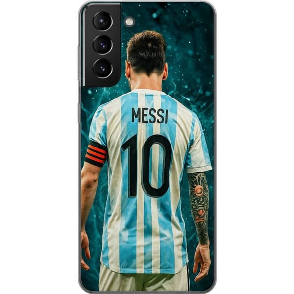 Samsung Galaxy S21+ 5G Genomskinligt Skal Messi
