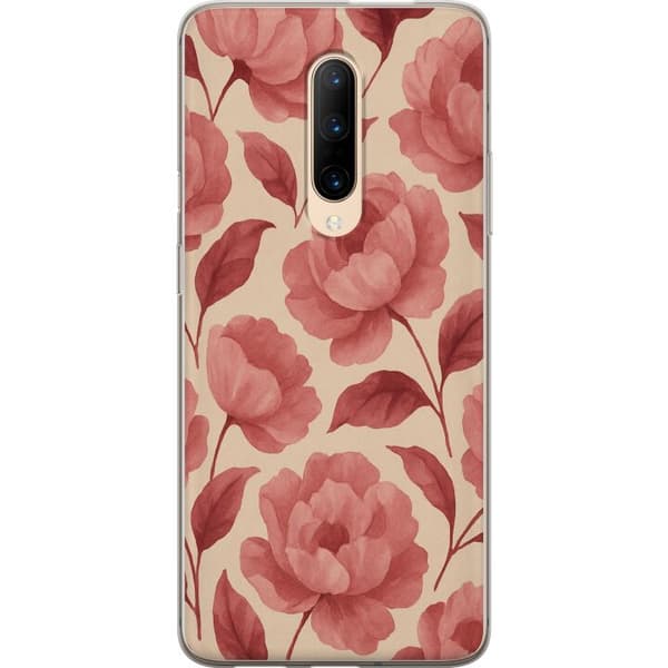 OnePlus 7 Pro Gjennomsiktig deksel Rose Blomst