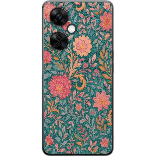 OnePlus Nord CE 3 Lite Läpinäkyvä kuori Floral Dream