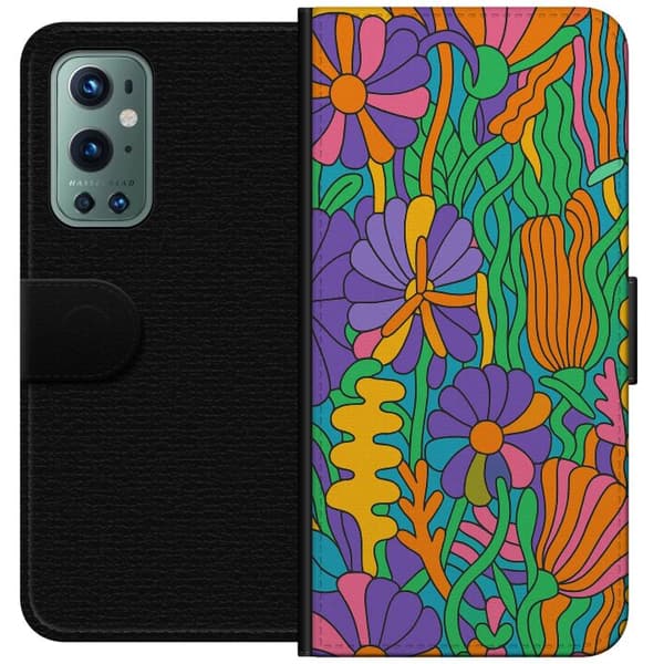 OnePlus 9 Pro Tegnebogsetui Farveeksplosion