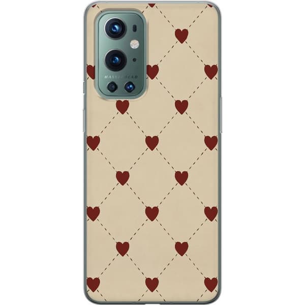 OnePlus 9 Pro Gennemsigtig cover Hjertegitter
