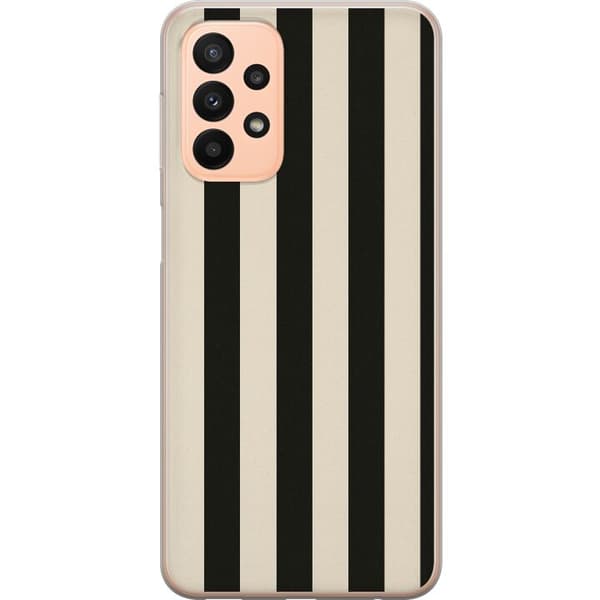 Samsung Galaxy A23 Gennemsigtig cover Linje Flow