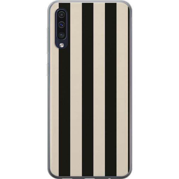 Samsung Galaxy A50 Gennemsigtig cover Linje Flow
