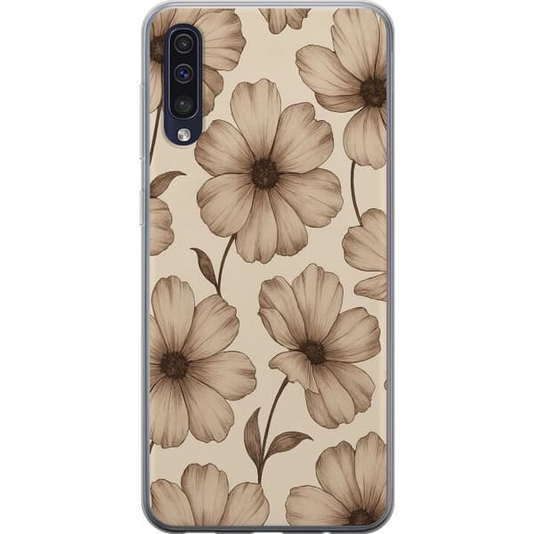 Samsung Galaxy A50 Gennemsigtig cover Pastel Rush