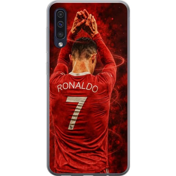 Samsung Galaxy A50 Gennemsigtig cover Ronaldo