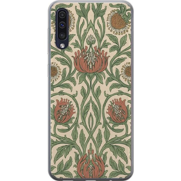Samsung Galaxy A50 Gennemsigtig cover Blad Detaljer