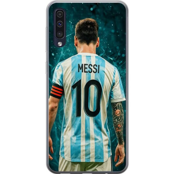 Samsung Galaxy A50 Läpinäkyvä kuori Messi