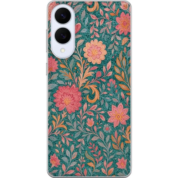Samsung Galaxy S25 Edge Genomskinligt Skal Floral Dream