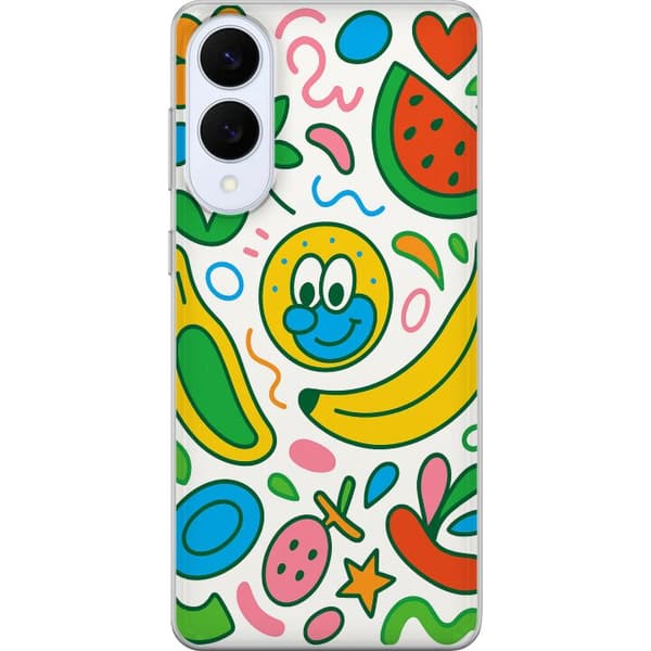 Samsung Galaxy S25 Edge Gjennomsiktig deksel Sommerfuglslør