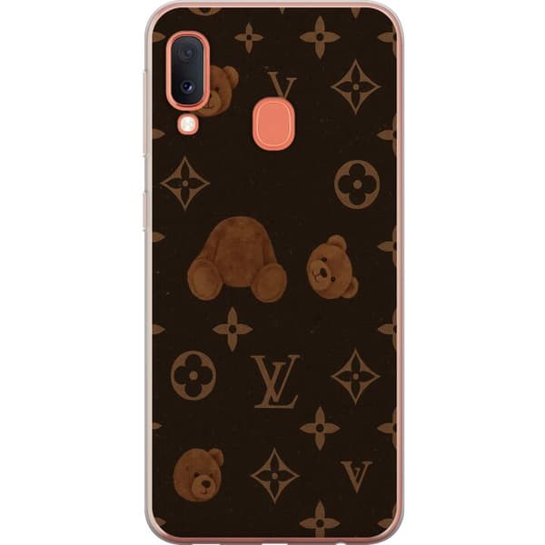 Samsung Galaxy A20e Genomskinligt Skal Plush Luxe