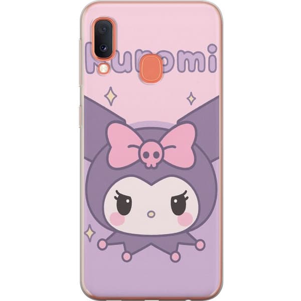 Samsung Galaxy A20e Genomskinligt Skal Kuromi Kawaii