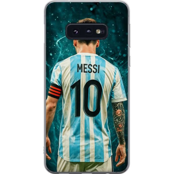 Samsung Galaxy S10e Läpinäkyvä kuori Messi