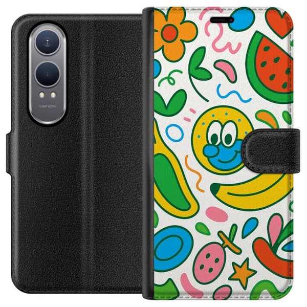 OnePlus Nord CE4 Lite Tegnebogsetui Sommerfugle Slør
