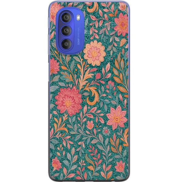 Motorola Moto G51 5G Gjennomsiktig deksel Floral Dream