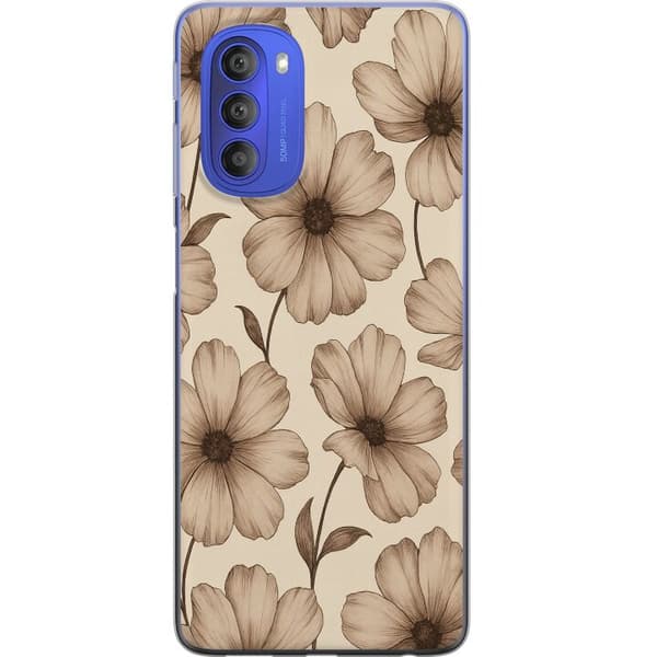 Motorola Moto G51 5G Läpinäkyvä kuori Pastel Rush