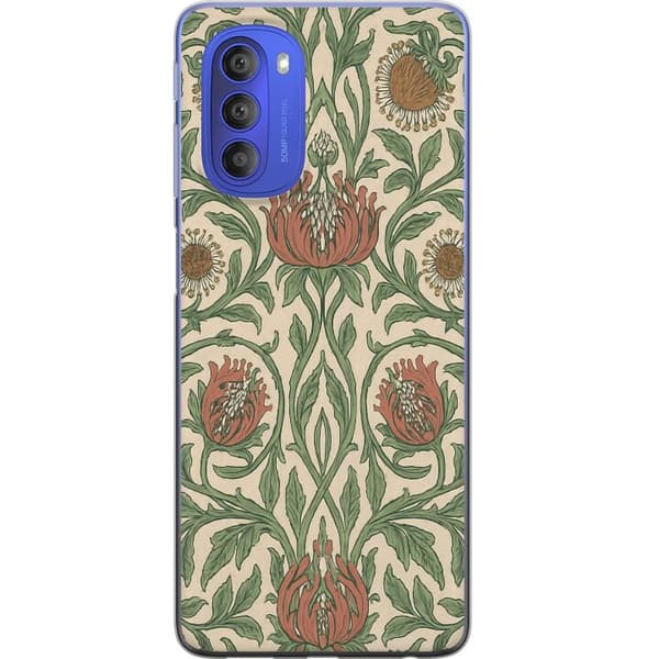 Motorola Moto G51 5G Gennemsigtig cover Blad Detaljer