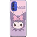 Miniatyrbilde 1 av 3: Motorola Moto G51 5G Gjennomsiktig deksel Kuromi Kawaii