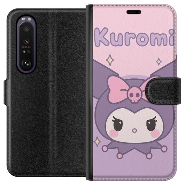 Sony Xperia 1 III Tegnebogsetui Kuromi Kawaii
