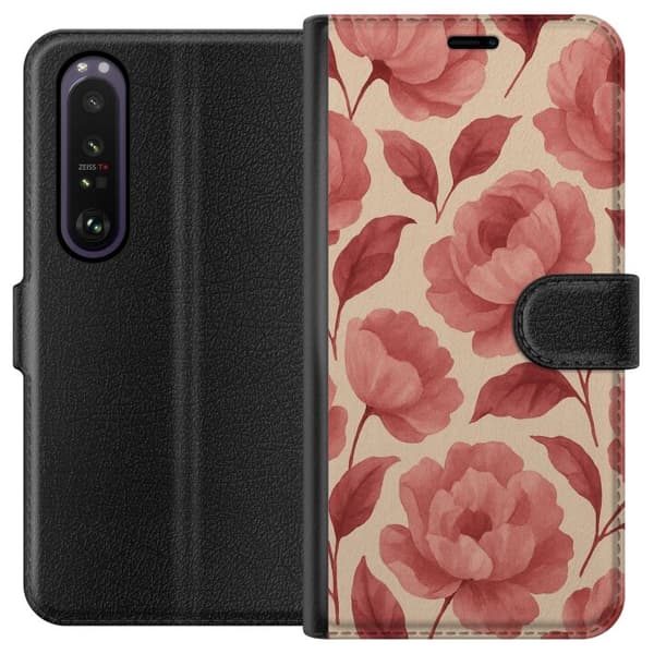 Sony Xperia 1 III Lompakkokotelo Ruusun Kukinta