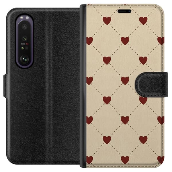 Sony Xperia 1 III Lommeboketui Hjertegrind