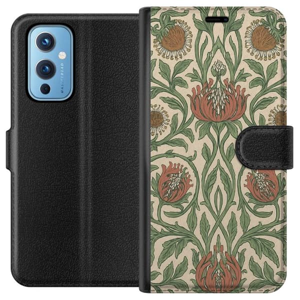 OnePlus 9 Tegnebogsetui Blad Detaljer
