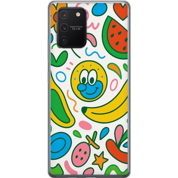 Samsung Galaxy S10 Lite Gennemsigtig cover Sommerfugle Slør