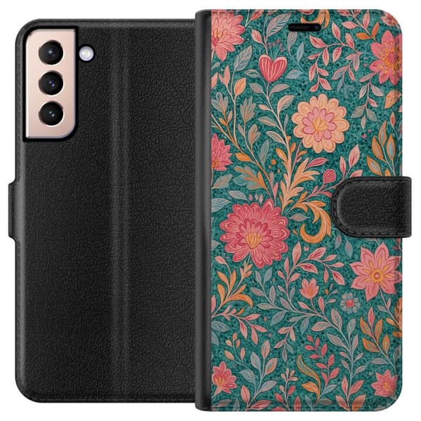 Samsung Galaxy S21 Plånboksfodral Floral Dream