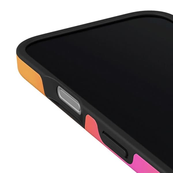Coque MagSafe för iPhone 16 Plus Elegant Mönster Sunset Club Burga Flerfärgad