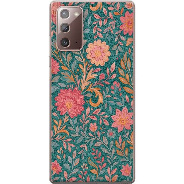 Samsung Galaxy Note20 Läpinäkyvä kuori Floral Dream