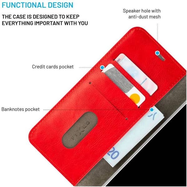 FIXE Opus för Apple iPhone 16e 5G röd
