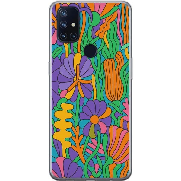 OnePlus Nord N10 5G Gennemsigtig cover Farveeksplosion