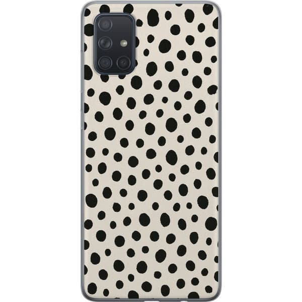Samsung Galaxy A71 Genomskinligt Skal Dot Dance