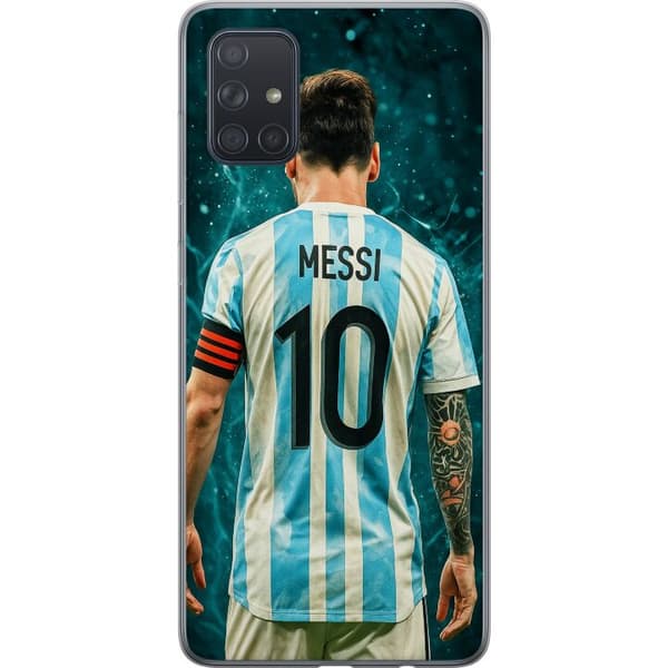 Samsung Galaxy A71 Gennemsigtig cover Messi