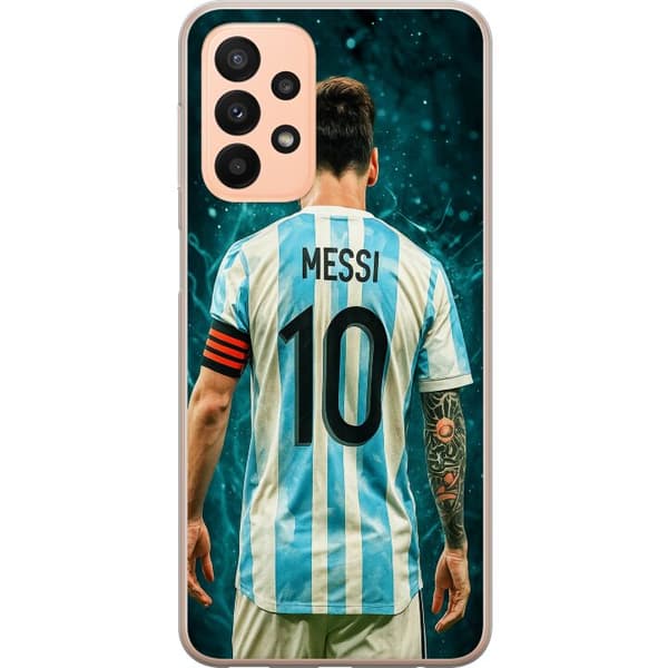 Samsung Galaxy A23 5G Genomskinligt Skal Messi
