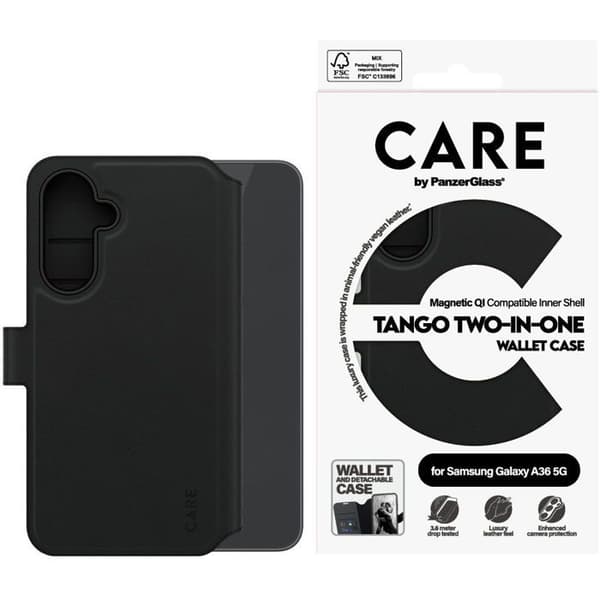 PanzerGlass CARE fodral Samsung Galaxy A36 Tango 2i1 Plånbok
