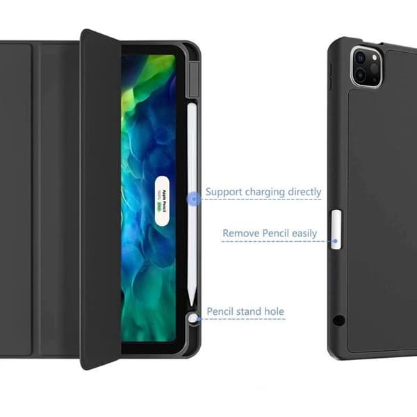 AlzaGuard skyddsflipcover för iPad Pro 11 2024 och Apple Pencil - svart