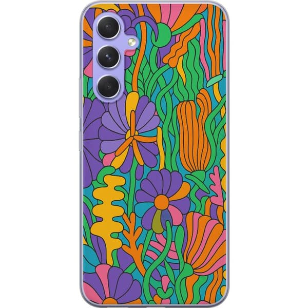 Samsung Galaxy A54 Genomskinligt Skal Color Pop
