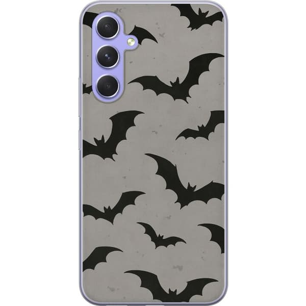 Samsung Galaxy A54 Gennemsigtig cover Flutterprint