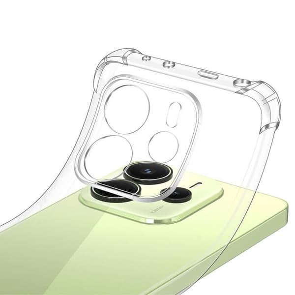 Coque - Phonillico® - Xiaomi Redmi Note 14 4G - Stötsäker - Mjuk - Transparent