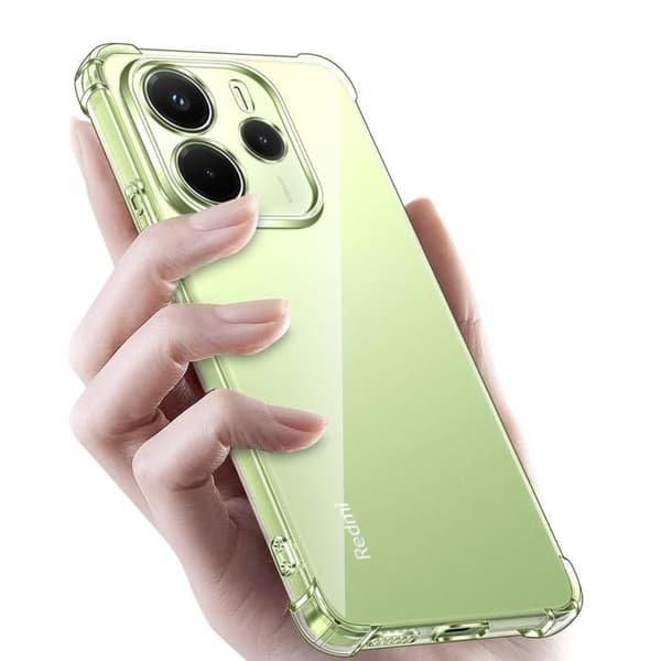 Coque - Phonillico® - Xiaomi Redmi Note 14 4G - Stötsäker - Mjuk - Transparent