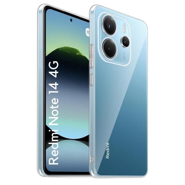 Coque - Phonillico® - Xiaomi Redmi Note 14 4G - Silikon Gel TPU - Ultra Tunn - Transparent