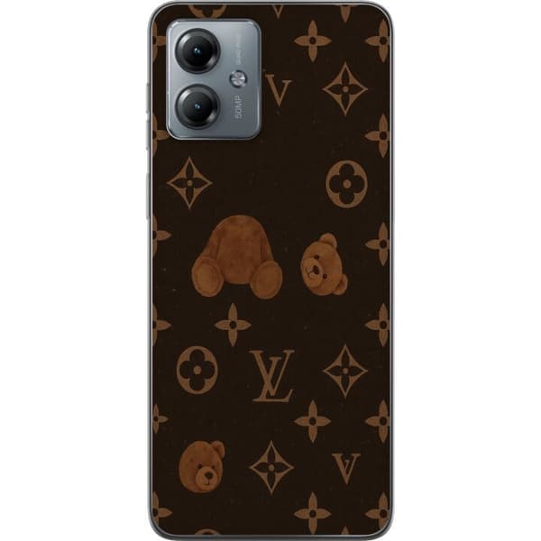 Motorola Moto G14 Gennemsigtig cover Plush Luxe