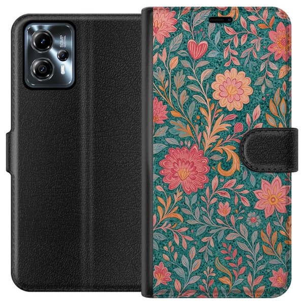 Motorola Moto G13 Lompakkokotelo Floral Dream