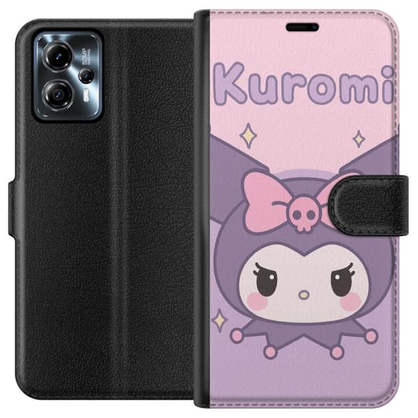 Motorola Moto G13 Lompakkokotelo Kuromi Kawaii