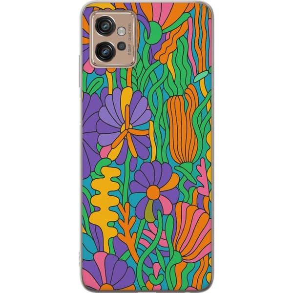 Motorola Moto G32 Gjennomsiktig deksel Color Pop