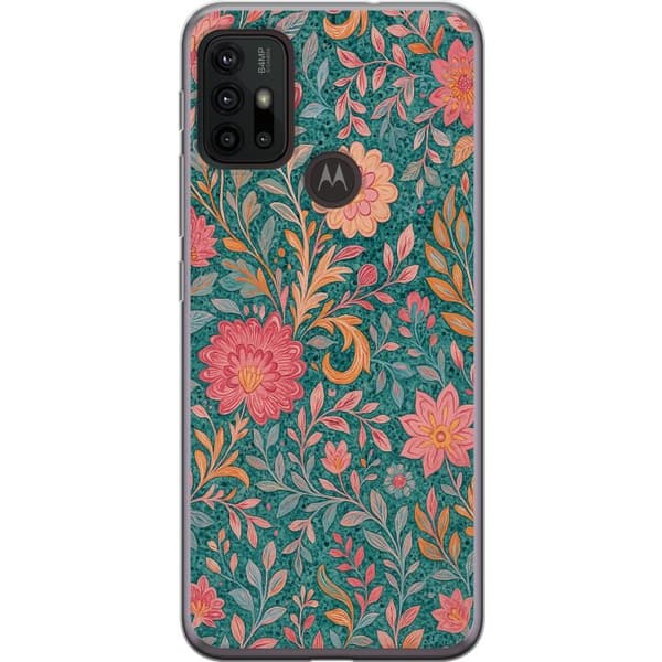 Motorola Moto G30 Gjennomsiktig deksel Floral Dream
