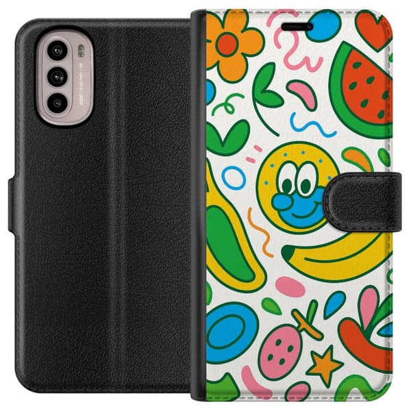 Motorola Moto G41 Lommeboketui Sommerfuglslør