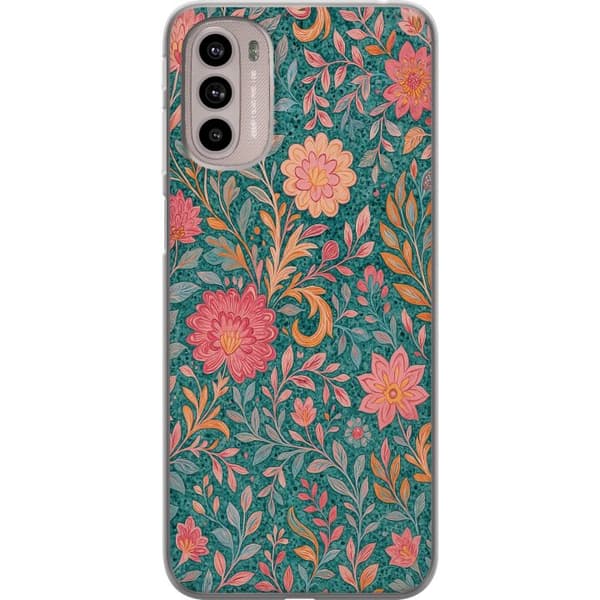 Motorola Moto G41 Genomskinligt Skal Floral Dream